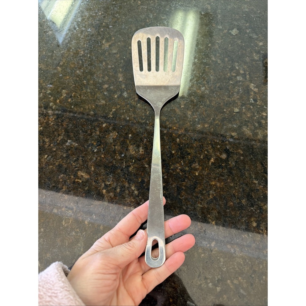 Wolfgang Puck Cafe Collection‎ Slotted Stainless Steel Spatula, 12.75, Gourmet